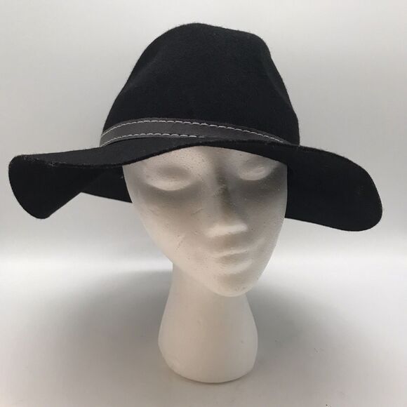 Madden Girl Women's 100% Wool Felt Fedora OSFA Buckle Band Western Cowboy Hat - Picture 12 of 12